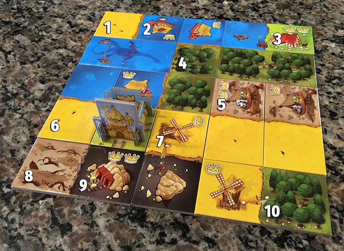 Kingdomino Review - Tiles and Crowns Get You the Win | Meeple Mountain