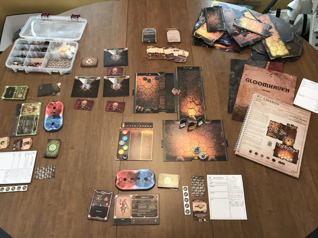 Gloomhaven Review Big box Even Bigger Game Meeple Mountain