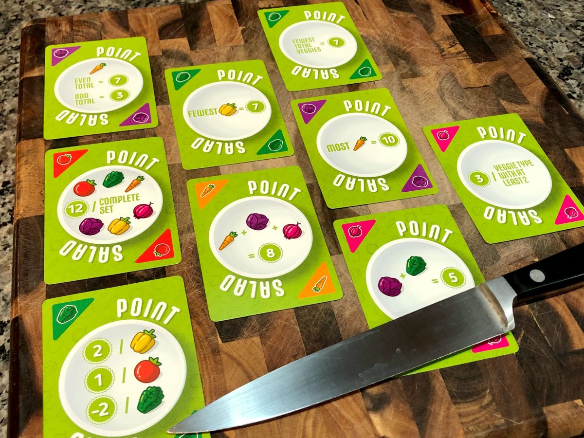 Point Salad Review Veggies are Good for You! Meeple Mountain