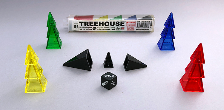 The start of a game of Treehouse