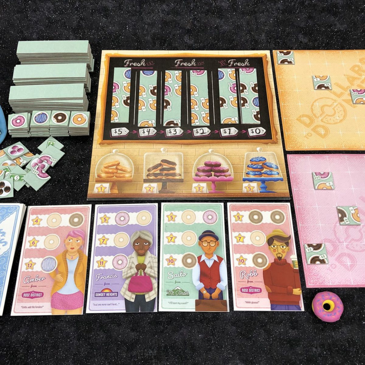 Dollars to Donuts Game Review — Meeple Mountain