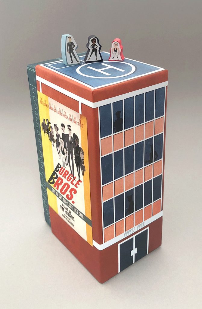 Burgle Bros. Box as Building and Escape Helipad