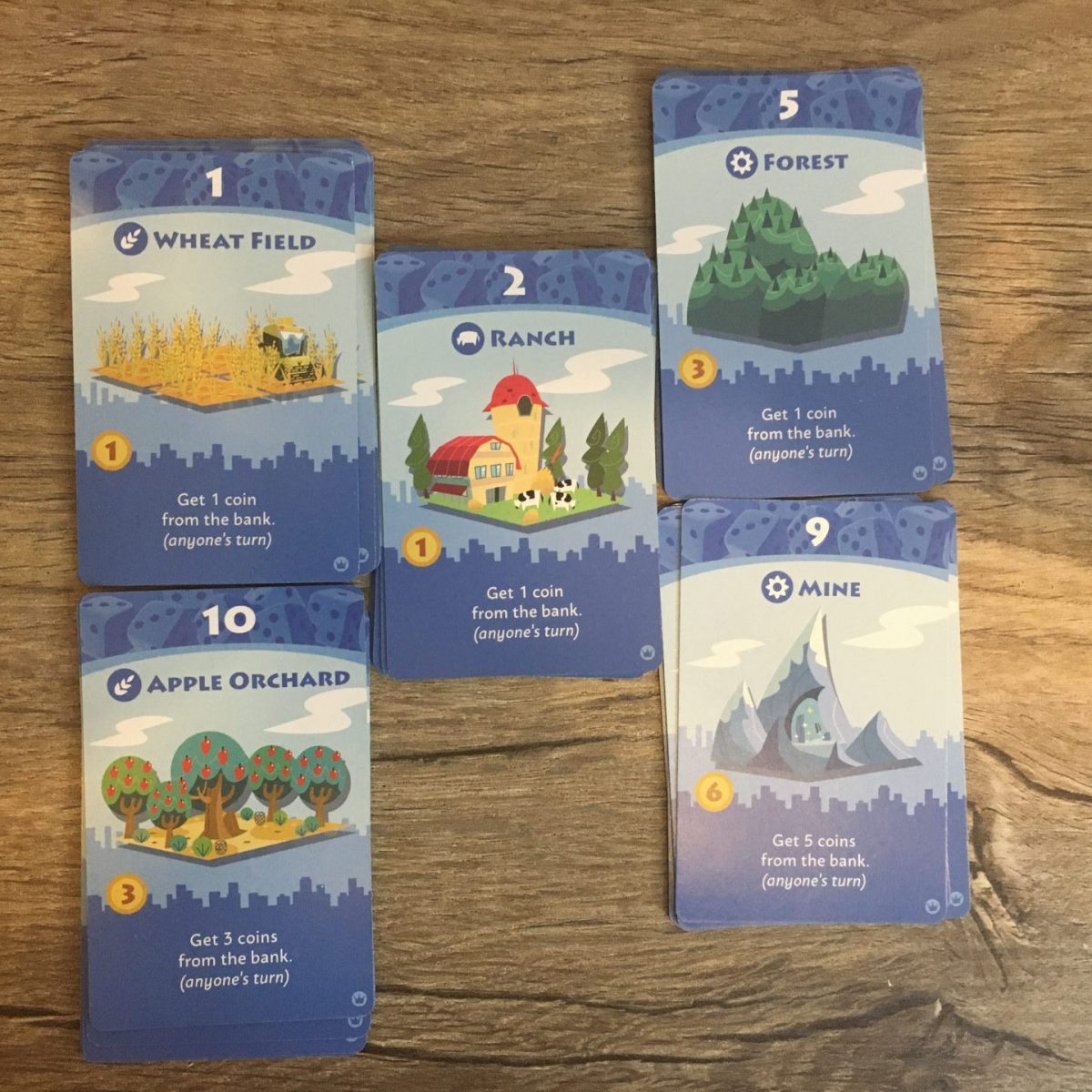 Machi Koro 5th Anniversary Extra/Replacement Pieces Shopping Mall, 4 Cards 