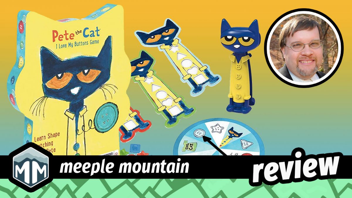 Educational Insights Pete The Cat I Love My Buttons Board Game For Toddlers  & Preschoolers, For 2-4 Players, Gift For Boys & Girls, Fun Family Game