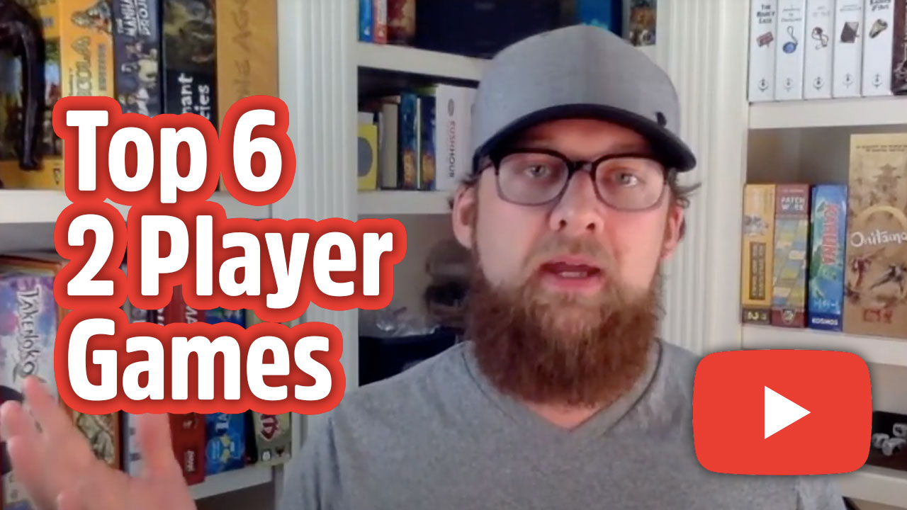 Top 6 Two Player Board Games (in 6 minutes) thumbnail