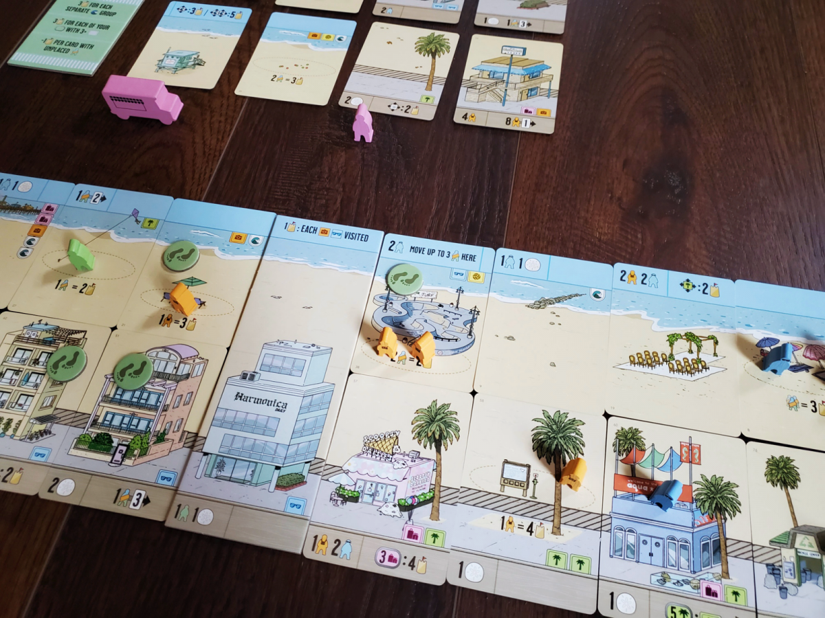 AEG Santa Monica | Build Your Beachfront, Attract Tourists to The Boardwalk | City-Building Card Drafting Set Collection Game | 1-4 Players | Ages 14+ AEG Santa Monica | Build Your Beachfront, Attract Tourists to The Boardwalk | City-Building Card Drafting Set Collection Game | 1-4 Players | Ages 14+