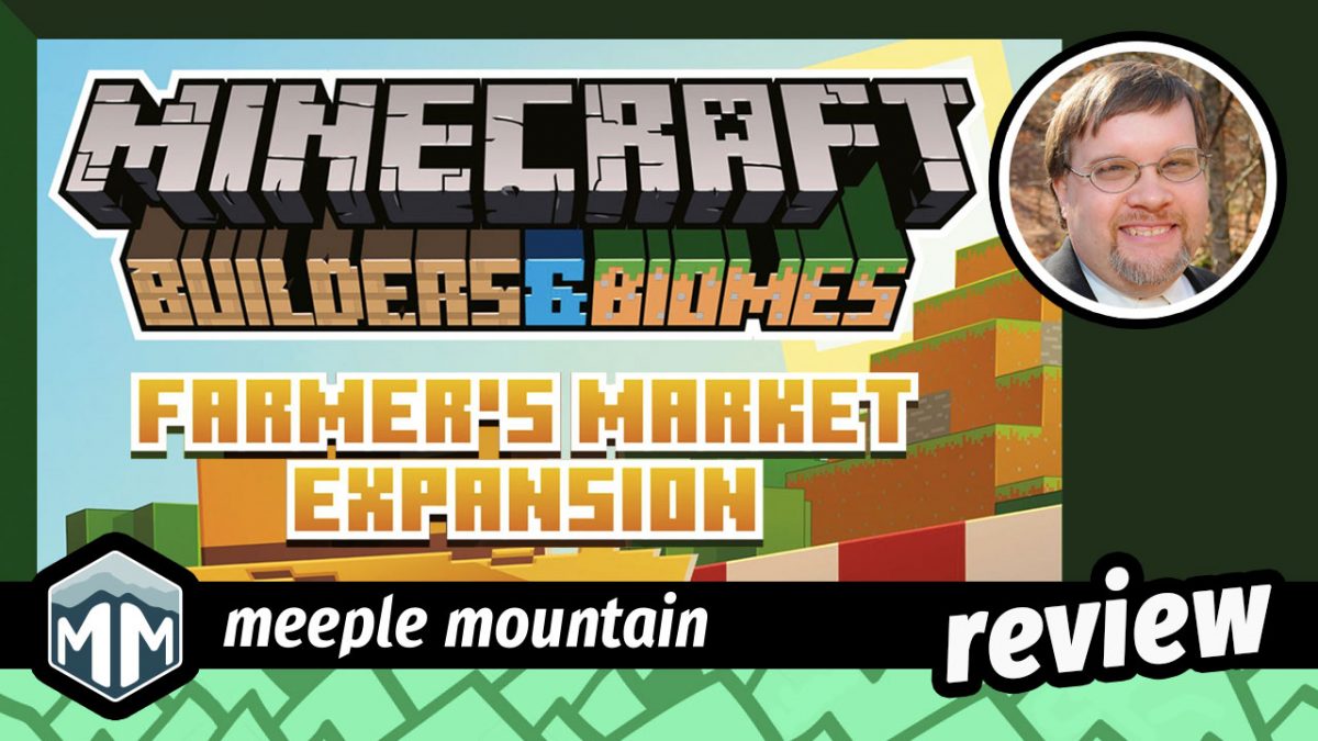 Ravensburger Minecraft: Builders & Biomes - Farmer's Market Expansion  Strategy Board Game Ages 10 & Up -  Exclusive