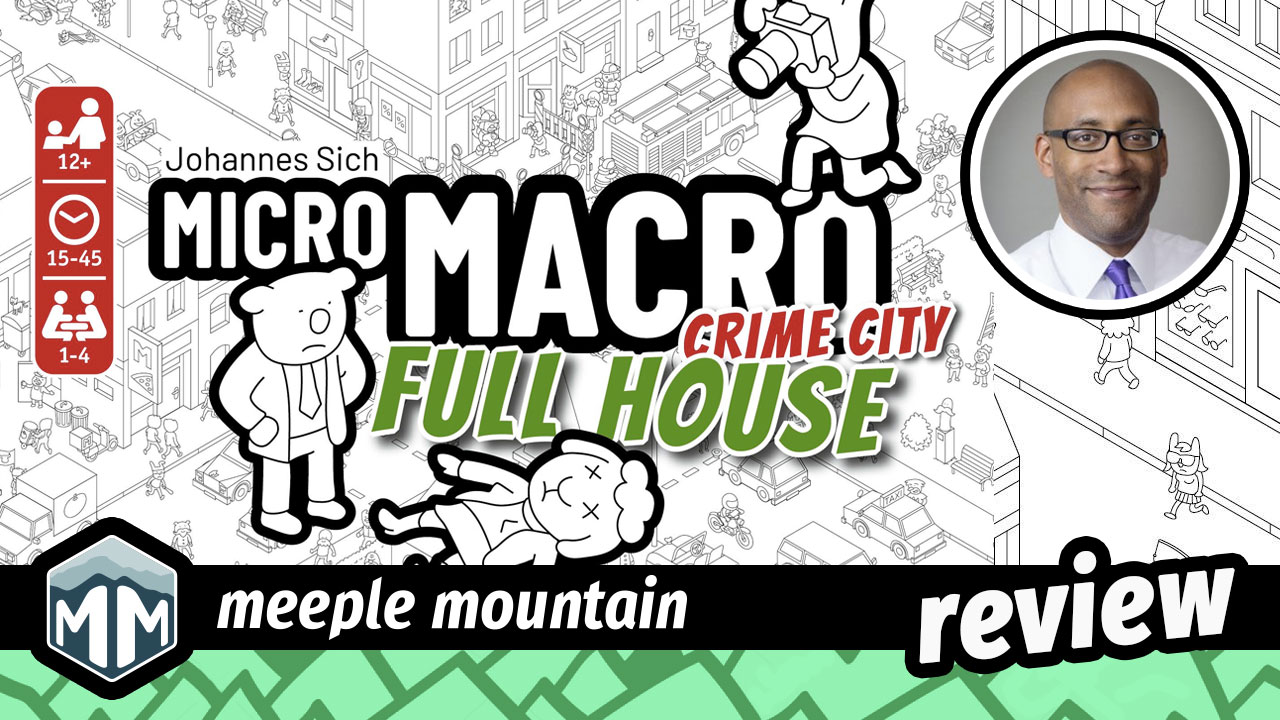 MicroMacro: Crime City - Full House Review - One Board Family