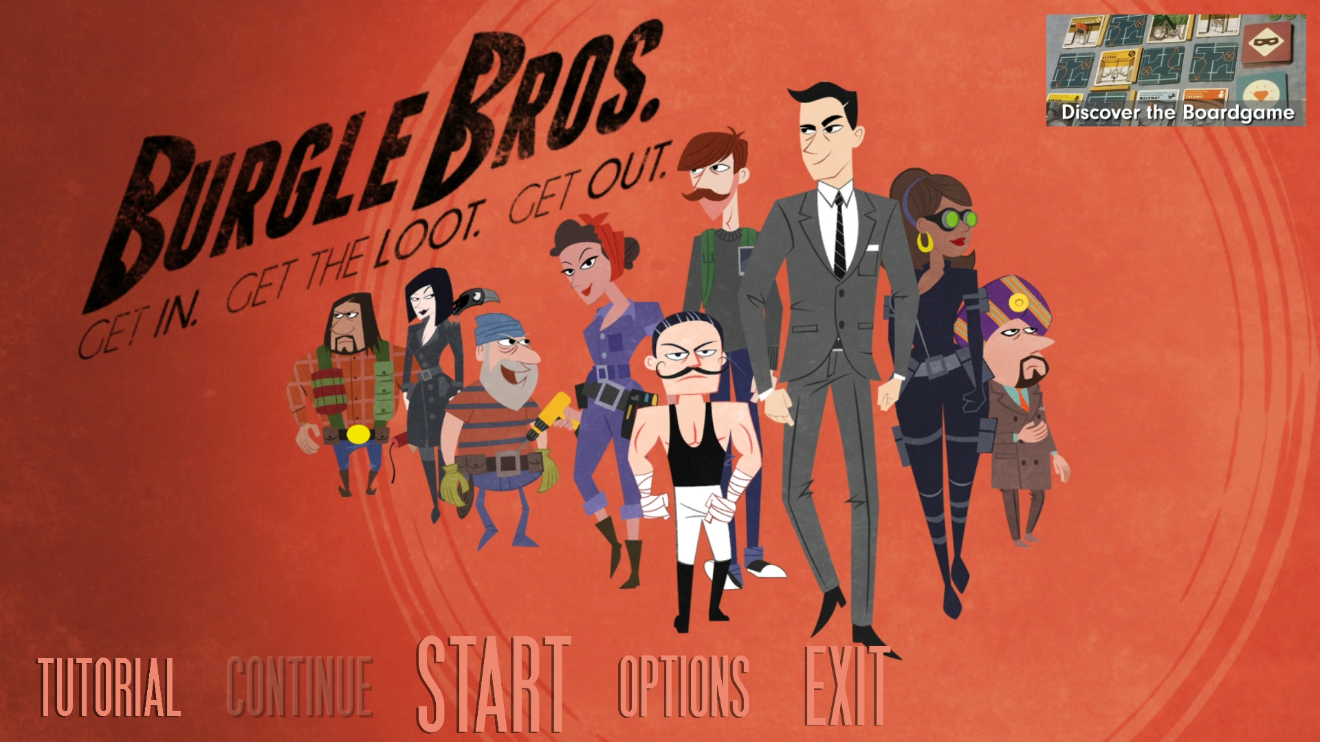 Burgle Bros Splash screen