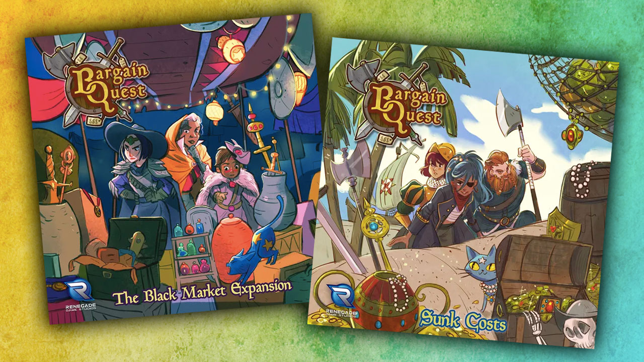 Bargain Quest The Black Market and Sunk Costs Expansions Game Review