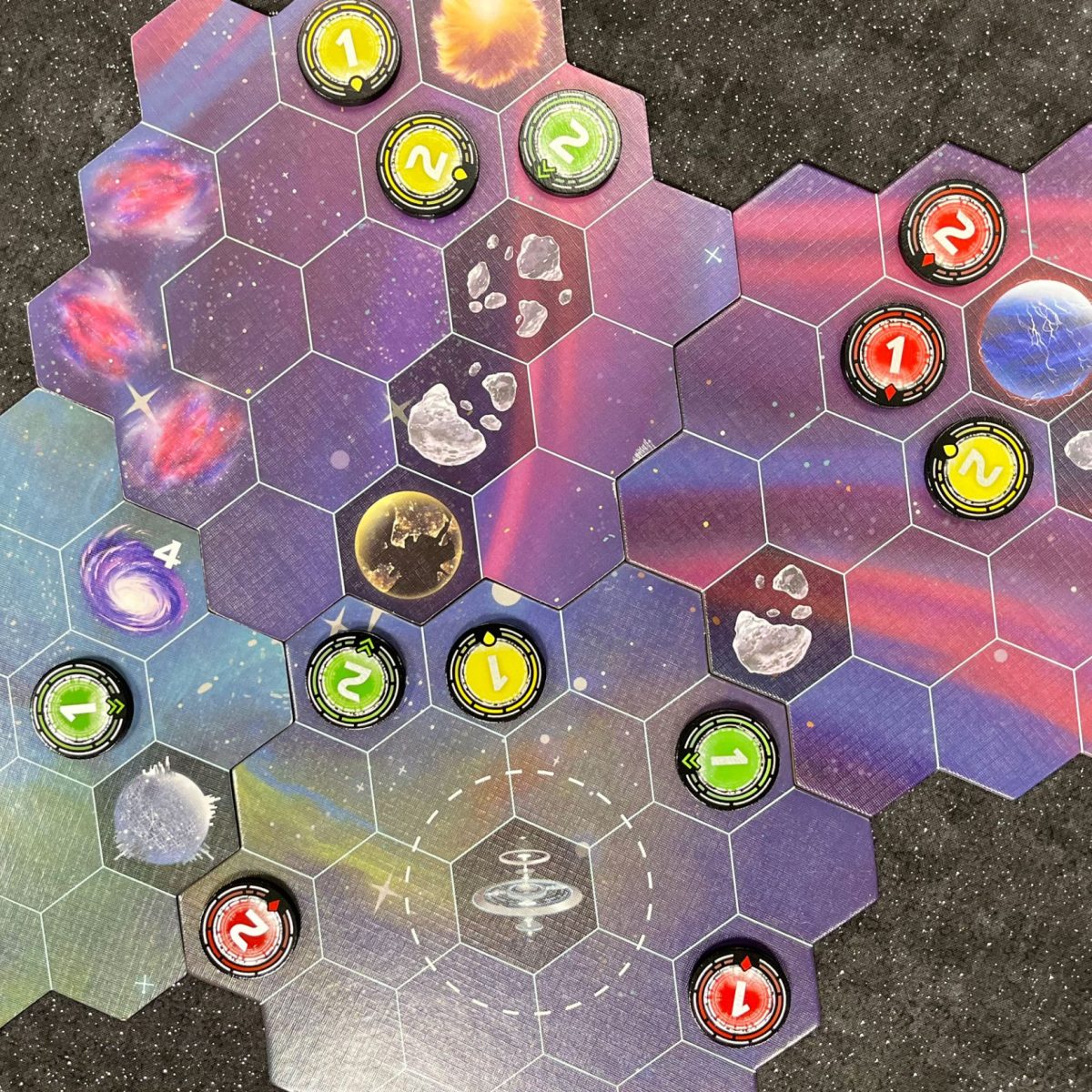 Wormholes board game English