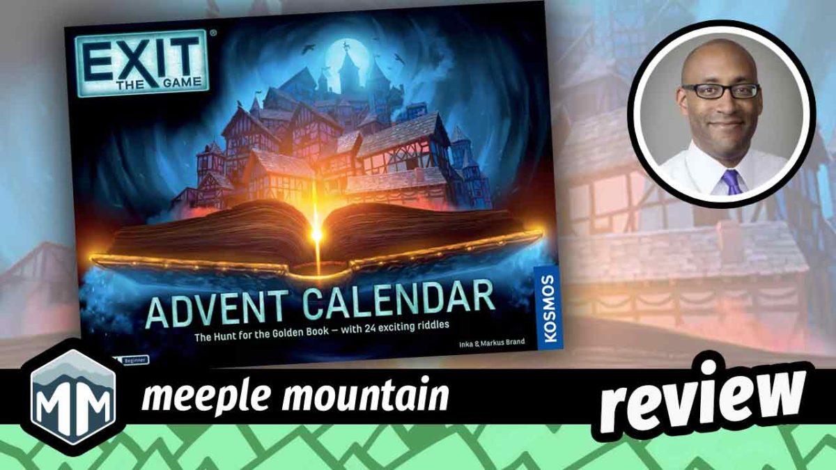 KOSMOS 681951 Exit Advent Calendar 2021, The Hunt for the Golden Book, with 24 Exiting Puzzles from 10 Years, Escape Room Game for Christmas, for Children, Teenagers and Adults (German Version