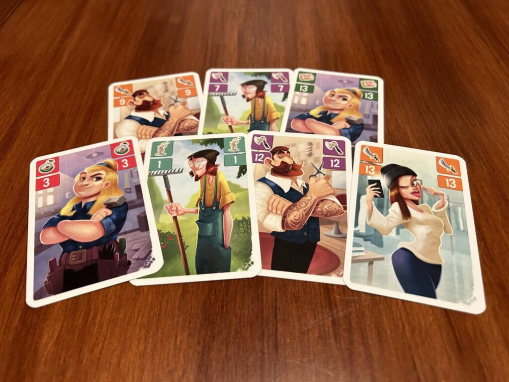 A set of cards from the game.