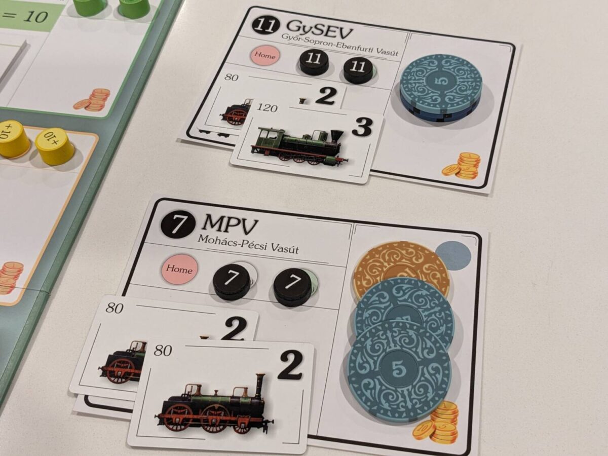ボードゲーム　[日本語訳無し] 18Mag： ハンガリー鉄道の歴史 (18Mag： Hungarian Railway History) 18Mag: Hungarian Railway History | Board Game | BoardGameGeek