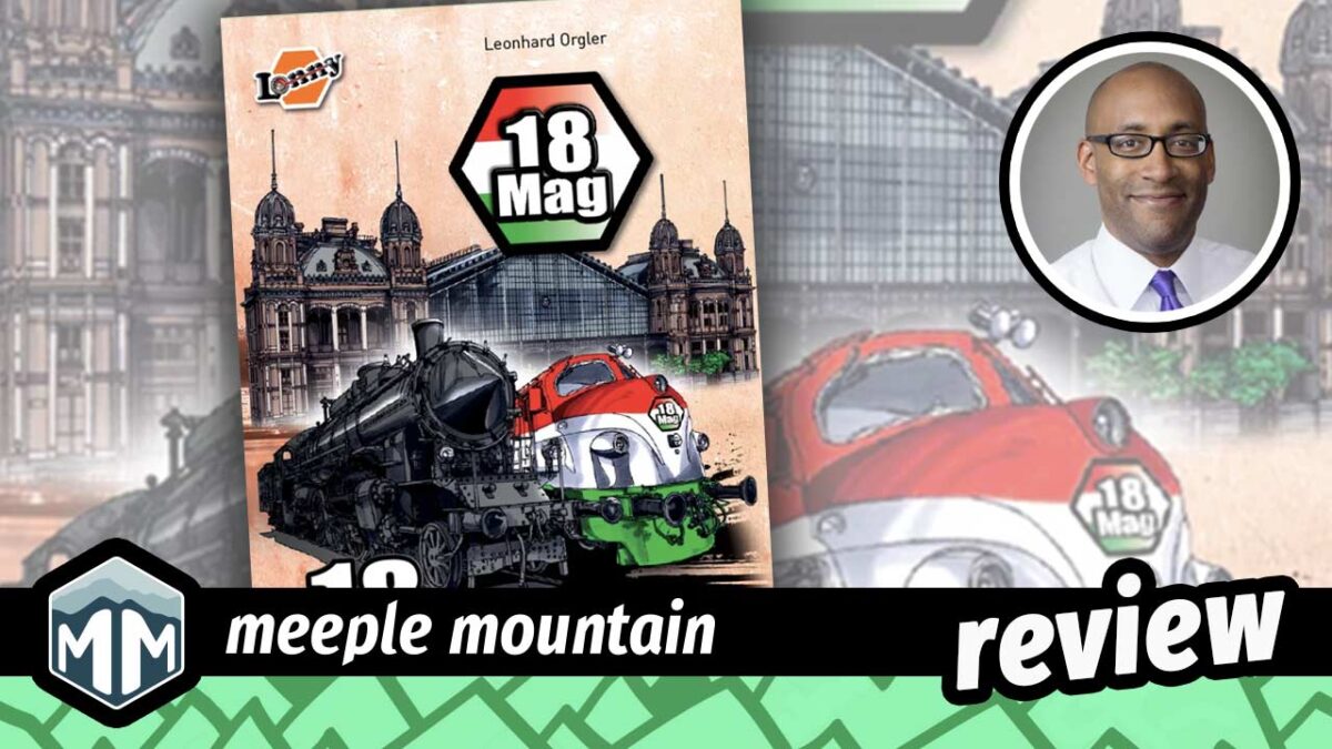 ボードゲーム　[日本語訳無し] 18Mag： ハンガリー鉄道の歴史 (18Mag： Hungarian Railway History) US/CA - 18Mag – All-Aboard Games