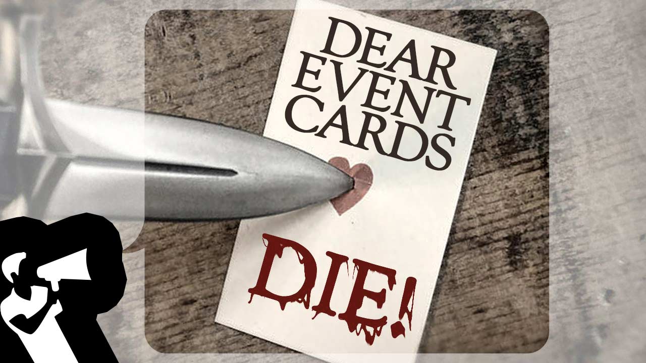 The Board Game Soapbox Dear Event Cards Die Meeple Mountain