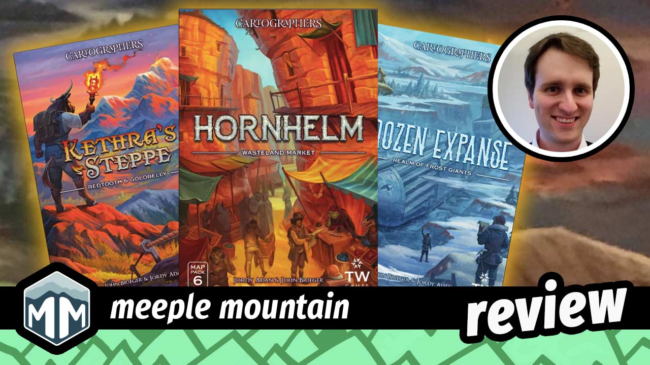 Pack Map Board Cartographers Map Packs 4-6 Game Review (plus mini expansions ...