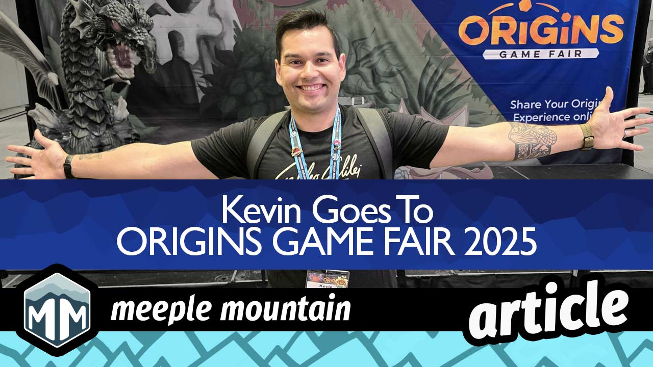 Meeple Mountain Goes to Origins Game Fair 2025