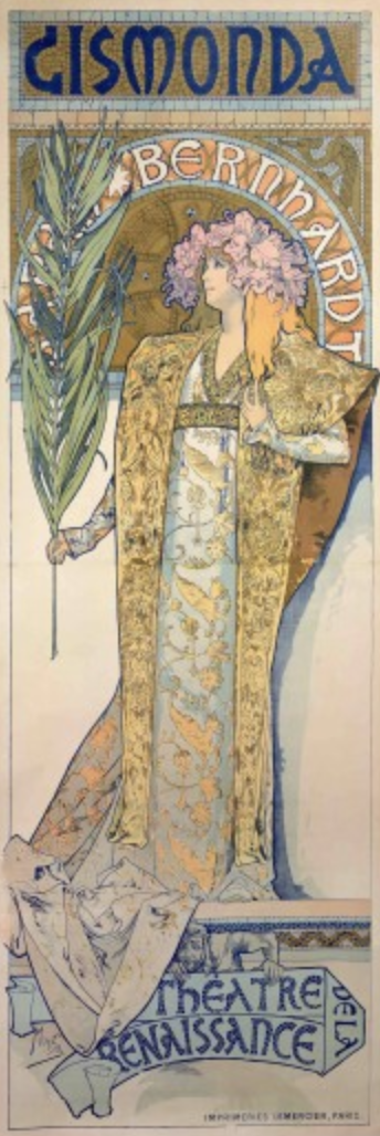 Mucha's Poster for Gismomda 