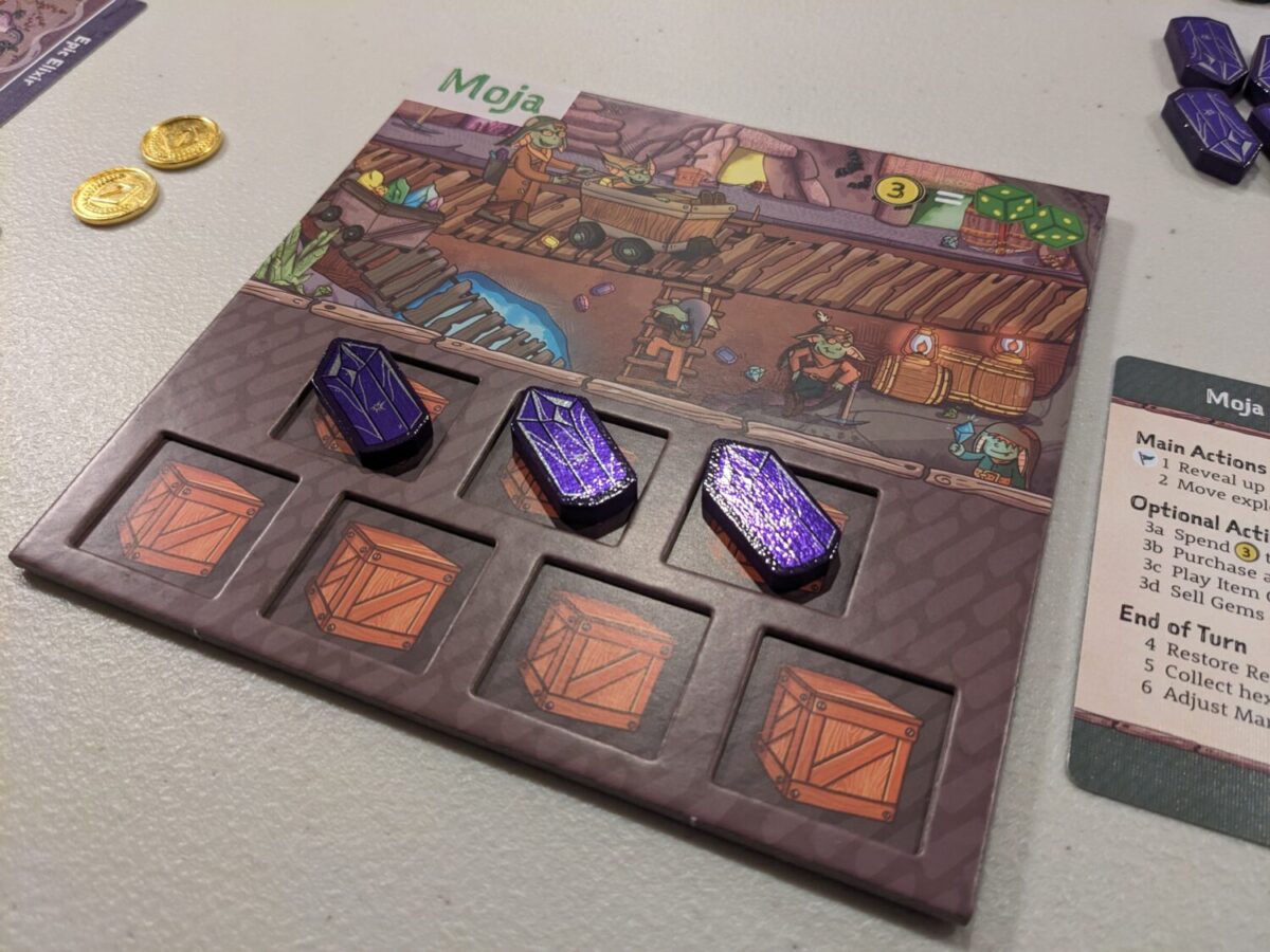 Gems of Iridescia Game Review – Meeple Mountain